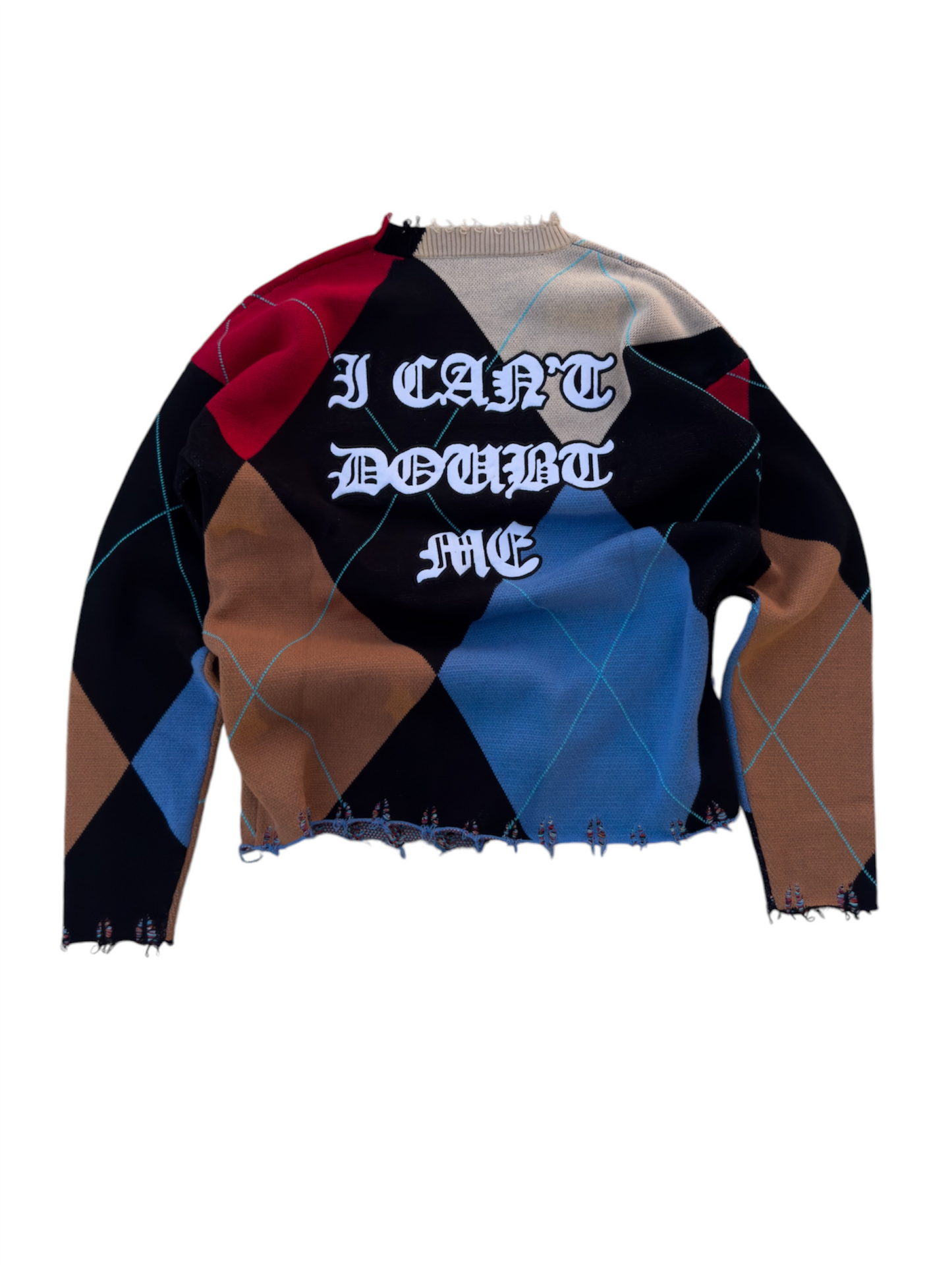 CAN'T DOUBT ME KNIT SWEATER